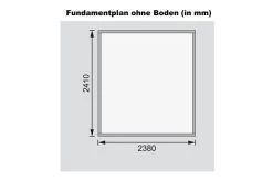 KARIBU Gartenhaus Askola , Terragrau, Fichtenholz 19mm, 266 X 246 X 211 Cm, Flachdach, Doppelflügeltür -Warmer Garten 30535 1 06.jpg