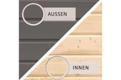 KARIBU Gartenhaus Askola 6, Terragrau, Fichtenholz 19mm, 334 X 306 X 216 Cm, Flachdach, Doppelflügeltür 15 KARIBU Gartenhaus Askola 6, Terragrau, Fichtenholz 19mm, 334 X 306 X 216 Cm, Flachdach, Doppelflügeltür -Warmer Garten 30535 3 04.jpg