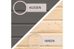 KARIBU Gartenhaus Askola 6, Terragrau, Fichtenholz 19mm, 334 X 306 X 216 Cm, Flachdach, Anbau 2,4m Mit Rückwand -Warmer Garten 30537 12 04.jpg