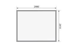 KARIBU Gartenhaus Kerko 5, Terragrau, Fichtenholz 19mm, 329 X 246 X 210 Cm, Flachdach, Doppelflügeltür 17 KARIBU Gartenhaus Kerko 5, Terragrau, Fichtenholz 19mm, 329 X 246 X 210 Cm, Flachdach, Doppelflügeltür -Warmer Garten 30542 2 06.jpg