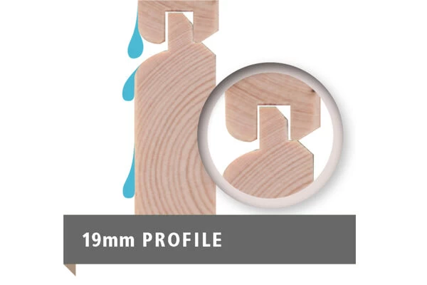 KARIBU Gartenhaus Amberg 4, Terragrau, Fichtenholz 19mm, 272 X 246 X 209 Cm, Satteldach, Doppelflügeltür 11 KARIBU Gartenhaus Amberg 4, Terragrau, Fichtenholz 19mm, 272 X 246 X 209 Cm, Satteldach, Doppelflügeltür – Bild 9