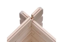 KARIBU Gartenhaus Bastrup5 , Naturbelassen, Fichtenholz 28mm, 614,5 X 297 X 222 Cm, Pultdach, Anbau 3m Mit Rückwand -Warmer Garten 30566 7 09.jpg
