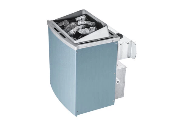 KARIBU Norin Sauna, Naturbelassen, Fichte, 151 X 151 X 198 Cm, Fronteinstieg, Mit Bronzierter Tür, SET Mit Ofen 4,5 KW Integr. Str. 6 KARIBU Norin Sauna, Naturbelassen, Fichte, 151 X 151 X 198 Cm, Fronteinstieg, Mit Bronzierter Tür, SET Mit Ofen 4,5 KW Integr. Str. – Bild 4