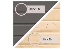 KARIBU Mikka Saunahaus, Terragrau, Fichte, 231 X 196 X 190 Cm, Eckeinstieg, Mit Moderner Tür SET Mit Ofen 9 KW Bio Ext. Strg. -Warmer Garten 30939 3 02.jpg