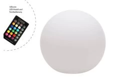 OUTFLEXX Exklusivmodell Shining Globe Dekoleuchte, Polyethylen, 50x48,5 Cm, Inkl. Fassung Und LED-Leuchtmittel -Warmer Garten 31291 03.jpg