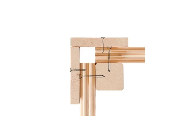 KARIBU Mainburg 1 Saunahaus, Terragrau, Fichte, 309x309x229 Cm, SET 1 Mit Doppelflügeltür, Vorraum Und 9 KW Ofen 8 KARIBU Mainburg 1 Saunahaus, Terragrau, Fichte, 309x309x229 Cm, SET 1 Mit Doppelflügeltür, Vorraum Und 9 KW Ofen – Bild 6