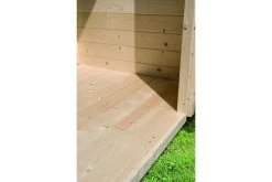 KARIBU Mainburg 3 Saunahaus, Naturbelassen, Fichte, 369x369x229 Cm, SET B Mit Doppelflügeltür Und Vorraum -Warmer Garten 31322 1 07.jpg