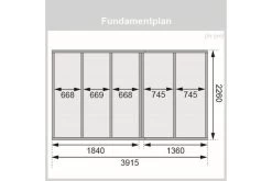 KARIBU Skrollan 3 Saunahaus, Naturbelassen, Fichte, 396x231x227 Cm, Milchglastür & Holzofen Inkl. Schornstein -Warmer Garten 31399 7 07.jpg