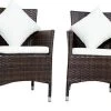 OUTFLEXX 2er-Set Sessel, Braun Marmoriert, Polyrattan, Inkl Polster Und Kissen -Warmer Garten 3354 01.jpg
