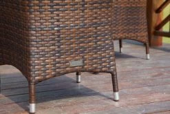 OUTFLEXX 2er-Set Sessel, Braun Marmoriert, Polyrattan, Inkl Polster Und Kissen -Warmer Garten 3354 04.jpg