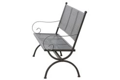 MBM Bank Romeo, Marone, Schmiedeeisen Verzinkt, Pulverbeschichtet, 3-Sitzer, 171x101x68 Cm 9 MBM Bank Romeo, Marone, Schmiedeeisen Verzinkt, Pulverbeschichtet, 3-Sitzer, 171x101x68 Cm -Warmer Garten 3 10896.jpg