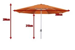 DOPPLER Active Mittelstockschirm, Terrakotta, Aluminium/Textil, Ø 380 Cm, Mit Kurbel 7 DOPPLER Active Mittelstockschirm, Terrakotta, Aluminium/Textil, Ø 380 Cm, Mit Kurbel -Warmer Garten 3 12354 4.jpg