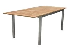 OUTFLEXX Ausziehtisch, FSC-Teak/Edelstahl, Plattenstärke 20mm, 150/200x90cm -Warmer Garten 3 13535.jpg