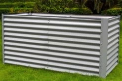 OUTFLEXX Hochbeet, Silber, Zincalume, Pulverbeschichtet, 180 X 90 X 84 Cm -Warmer Garten 3 13724.jpg