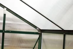 OUTFLEXX Anlehngewächshaus, Grün, Alu/Polycarbonat, 4mm, Inkl. Fundament, Pulverb. 195 X 131 X 203 Cm -Warmer Garten 3 13744.jpg