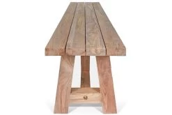 OUTFLEXX Gartenbank XXL, Natur, Recyceltes FSC®-Teakholz, 220x40cm, Rustikal Gebürstet -Warmer Garten 3 15865.jpg