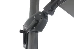 OUTFLEXX Ampelschirm, Anthrazit, Pulverbesch. Aluminium, 300x300 Cm, Inkl. Plattenständer, Twist-Funktion -Warmer Garten 3 16109.jpg