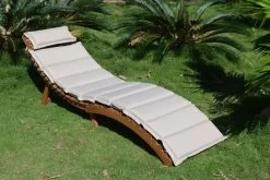 Ploß Sonnenliege, FSC-Akazie/Polyester, 186 X 55 X 21 Cm, Inkl. Auflage -Warmer Garten 3 16528.jpg