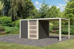 KARIBU Gartenhaus Qubic, Fichtenholz 19 Mm, Flachdach 7 KARIBU Gartenhaus Qubic, Fichtenholz 19 Mm, Flachdach -Warmer Garten 3 17862 6.jpg