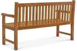 OUTFLEXX Ontario 3-Sitzer Gartenbank, Natur, Teakholz, 150x62x92cm, Fein Geschliffen 9 OUTFLEXX Ontario 3-Sitzer Gartenbank, Natur, Teakholz, 150x62x92cm, Fein Geschliffen -Warmer Garten 3 18309.jpg