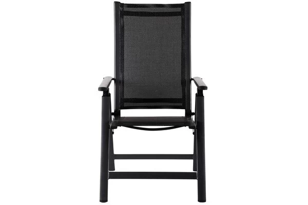 OUTFLEXX Multipositionssessel, Anthrazit Matt/schwarz, Alu/Textilene, 60x70x106cm, 7-fach Verstellbar 5 OUTFLEXX Multipositionssessel, Anthrazit Matt/schwarz, Alu/Textilene, 60x70x106cm, 7-fach Verstellbar – Bild 3