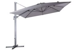 OUTFLEXX Ampelschirm, Anthrazit, Pulverbesch. Aluminium, 400x300cm, Inkl. Plattenständer -Warmer Garten 3 18348.jpg