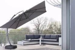 OUTFLEXX Luxus Ampelschirm, Anthrazit, Edelstahl/Aluminium, 350x350cm, Inkl. Schirmständer Und Schutzhülle -Warmer Garten 3 18352.jpg