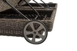 OUTFLEXX Rollliege, Grau, Polyrattan, 200x70x27,5cm, Rückenlehne 5-fach Verstellbar -Warmer Garten 3 18367.jpg