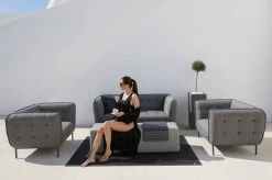 OUTFLEXX Cozy Loungebank, Flanelle, Alu/Sunbrella, 148 X 50 X 42 Cm -Warmer Garten 3 18533.jpg