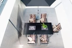 DOPPLER Expert Esstisch, Silber/schwarz, Aluminium, 150-210 X 90 Cm, Ausziehbar -Warmer Garten 3 18621.jpg