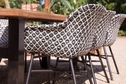 HARTMAN Delphine Armlehnensessel, Schwarz/weiß, Alu/Kunststoff -Warmer Garten 3 18696.jpg