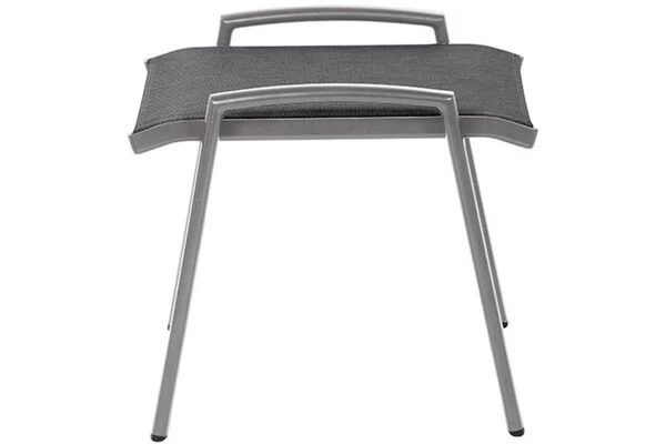 SIENA GARDEN Savina Hocker, Graphit/grau, Aluminium/Texfabric 5 SIENA GARDEN Savina Hocker, Graphit/grau, Aluminium/Texfabric – Bild 3