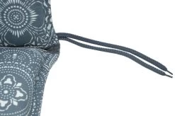 DOPPLER Lyra Stuhlauflage Hochlehner, Grau Gemustert, Polyester, 120 X 48 X 7 Cm, Mit Kopfkissen Und Reißverschluss -Warmer Garten 3 19683.jpg