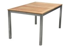 STERN Cardiff Esstischgruppe, Silber/taupe, Edelstahl/FSC-Teak, Tisch 150/200x90cm, 6 Multipositionssessel -Warmer Garten 3 19699.jpg