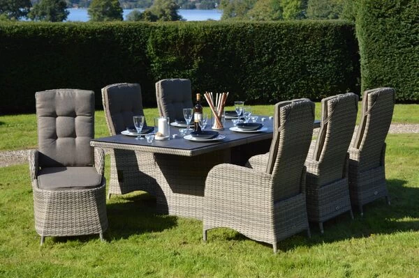 Ploß Rabida Dining Sessel, Champagner-meliert, Polyrattan, 60x68x111 Cm, Verstellbar, Inkl. Polster 5 Ploß Rabida Dining Sessel, Champagner-meliert, Polyrattan, 60x68x111 Cm, Verstellbar, Inkl. Polster – Bild 3