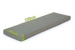 OUTFLEXX Bankauflage, Grau, Olefin, 150x40x5cm, Kissen Für Bank Ohne Armlehne -Warmer Garten 3 20293.jpg