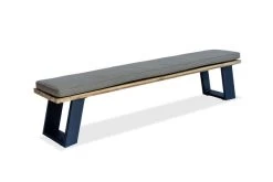 OUTFLEXX Bank, Dark Grey/natur, Alu/recycled FSC®-Teak, 240x100x45cm, Mit Baumkante -Warmer Garten 3 20317.jpg