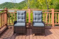 OUTFLEXX 2er Set Dining Sessel, Braun Marmoriert, Polyrattan, 55 X 65 X 112 Cm, Rücken Stufenlos Verstellbar -Warmer Garten 3 20662.jpg