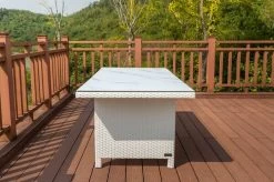 OUTFLEXX Dining Tisch, Weiß, Polyrattan, 200 X 95 Cm, Tischplatte Spraystone, 6mm -Warmer Garten 3 20667.jpg