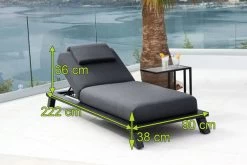 OUTFLEXX Blain Loungeliege, Sooty 3758, Alu/Sunbrella, 222 X 90 X 38 Cm, Rückenlehne Verstellbar -Warmer Garten 3 20826.jpg