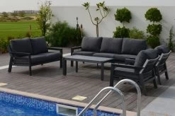 OUTFLEXX 2-Sitzer Sofa, Anthrazit, Olefin/Alu 8 OUTFLEXX 2-Sitzer Sofa, Anthrazit, Olefin/Alu -Warmer Garten 3 20852.jpg