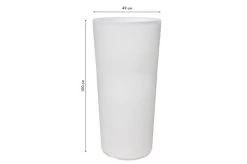 8-SEASONS Shining Classic Pot XL Pflanzgefäß, Weiß, Polyethylen, 49x100cm, Indoor & Outdoor -Warmer Garten 3 20891 2.jpg