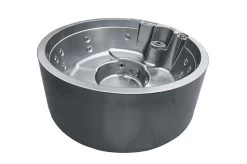 Outtech Steel Art Aqua Whirlpool, Silber/grau, 180x180x73 Cm,5 Pers., LCD Balboa Anzeige, Rund 16 Outtech Steel Art Aqua Whirlpool, Silber/grau, 180x180x73 Cm,5 Pers., LCD Balboa Anzeige, Rund -Warmer Garten 3 21292.jpg