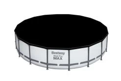 BESTWAY Steel Pro MAX Pool Komplett-Set, Grau, DuraPlus, Ø549x122cm, Mit Filterpumpe, Leiter, Abdeckplane -Warmer Garten 3 21934.jpg