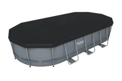 BESTWAY Power Steel Pool Komplett-Set, Grau, TriTech, 549x274x122cm, Oval, Mit Filterpumpe, Leiter, Abdeckplane -Warmer Garten 3 21940.jpg