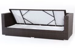 OUTFLEXX 3-Sitzer Sofa, Braun, Polyrattan,210x85x70cm, Inkl. Polster + Wasserfeste Kissenbox -Warmer Garten 3 2393 1 BOX.jpg
