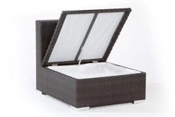 OUTFLEXX Mittelelement, Braun, Polyrattan, Inkl. Polster Und Kissen, Wasserfeste Kissenbox 8 OUTFLEXX Mittelelement, Braun, Polyrattan, Inkl. Polster Und Kissen, Wasserfeste Kissenbox -Warmer Garten 3 2393 5 BOX.jpg