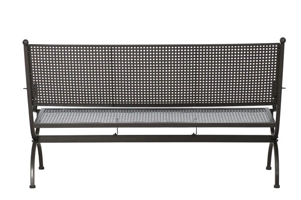 MBM Bank Romeo, Marone, Schmiedeeisen Verzinkt, Pulverbeschichtet, 3-Sitzer, 171x101x68 Cm 6 MBM Bank Romeo, Marone, Schmiedeeisen Verzinkt, Pulverbeschichtet, 3-Sitzer, 171x101x68 Cm – Bild 4