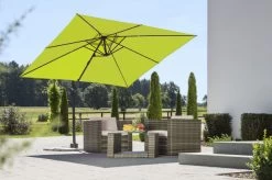 Schneider® SCHNEIDER Rhodos Junior Ampelschirm, Apfelgrün, Quadratisch, 270 X 270 Cm -Warmer Garten 4 12049 3.jpg
