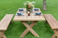 Gartentisch Lincoln Aus Gebürstetem Teakholz Von Ploß -Warmer Garten 4 12783 1.jpg